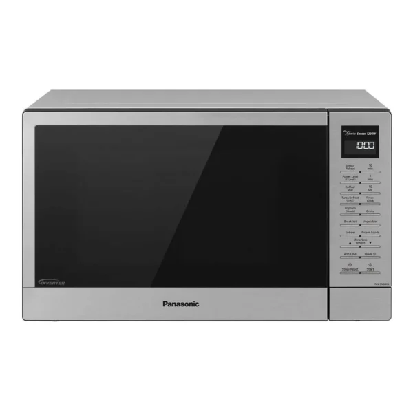 6419603_sd.jpg Panasonic - 1.2 Cu. Ft. 1200 Watt SN68KS Microwave with Inverter and Genius Sensor - Stainless Steel
