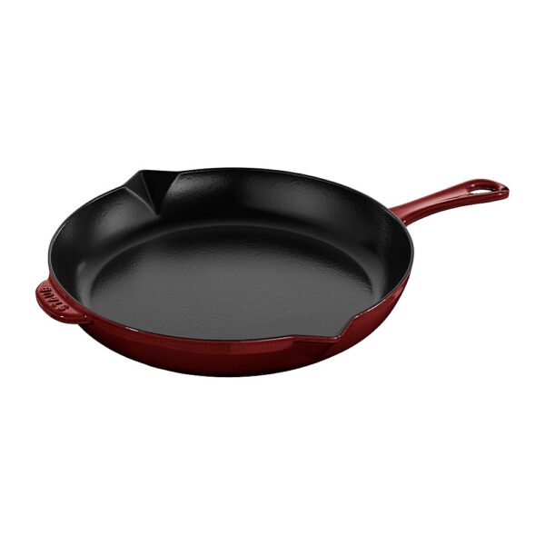 6421209_rd.jpg Staub - Cast Iron 12-inch Fry Pan - Grenadine
