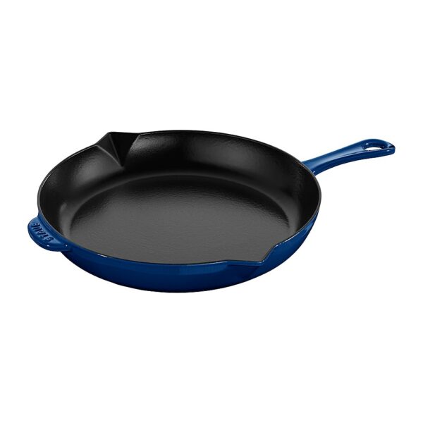 6421216_rd.jpg Staub - Cast Iron 12-inch Fry Pan - Dark Blue