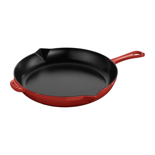 6421221_rd.jpg Staub - Cast Iron 12-inch Fry Pan - Cherry