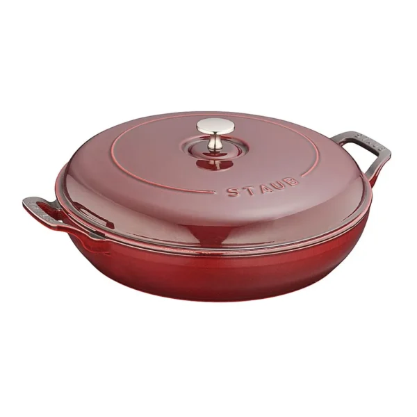 6421241_rd.jpg Staub - Cast Iron 3.5-qt Braiser - Grenadine