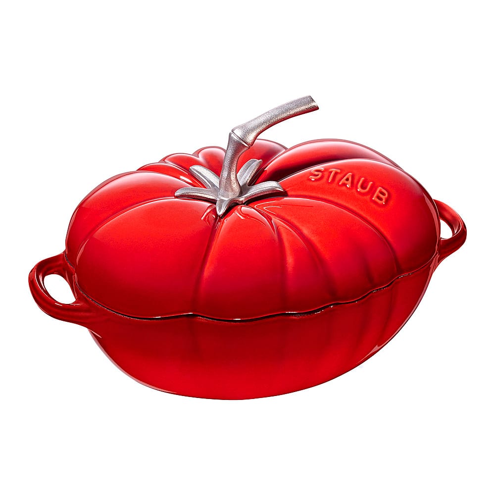 6421251_rd.jpg Staub - Cast Iron 3-qt Tomato Cocotte - Cherry
