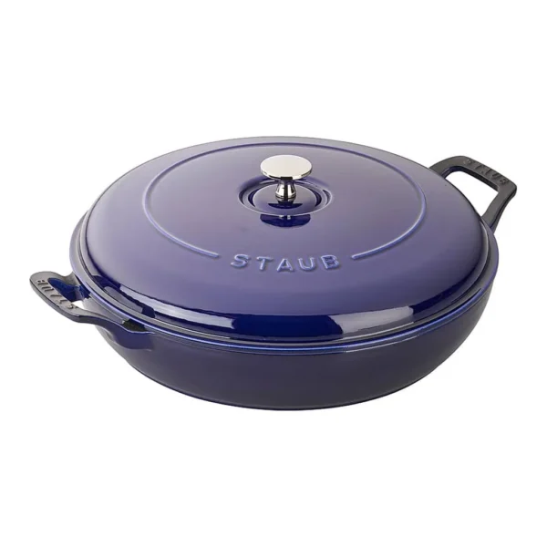 6421257_rd.jpg Staub - Cast Iron 3.5-qt Braiser - Dark Blue