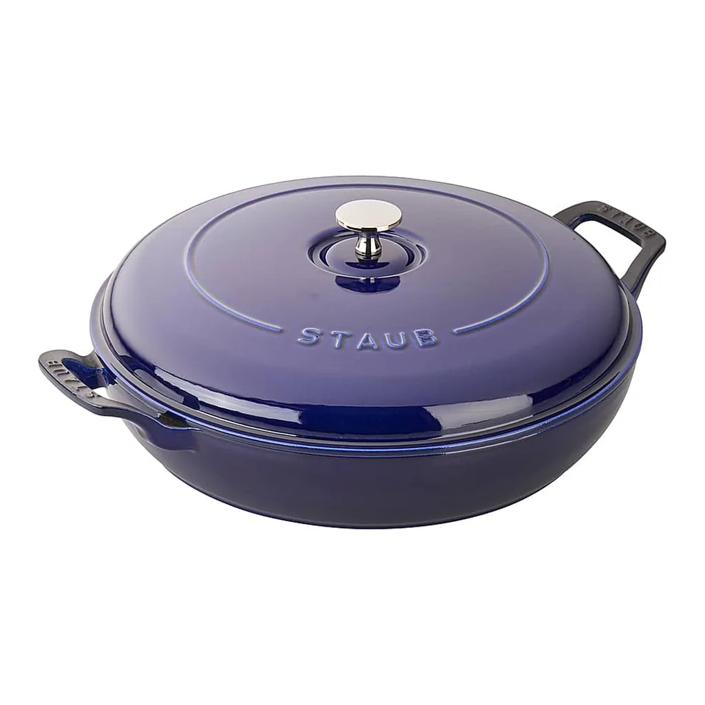 6421257_rd.jpg Staub - Cast Iron 3.5-qt Braiser - Dark Blue