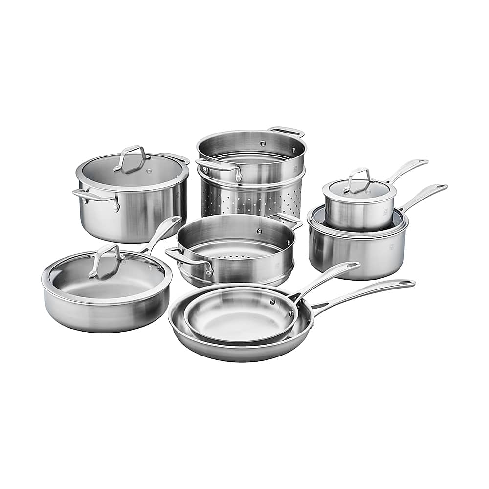 6421291_rd.jpg ZWILLING - Spirit 3-ply 12-pc Stainless Steel Cookware Set - Silver