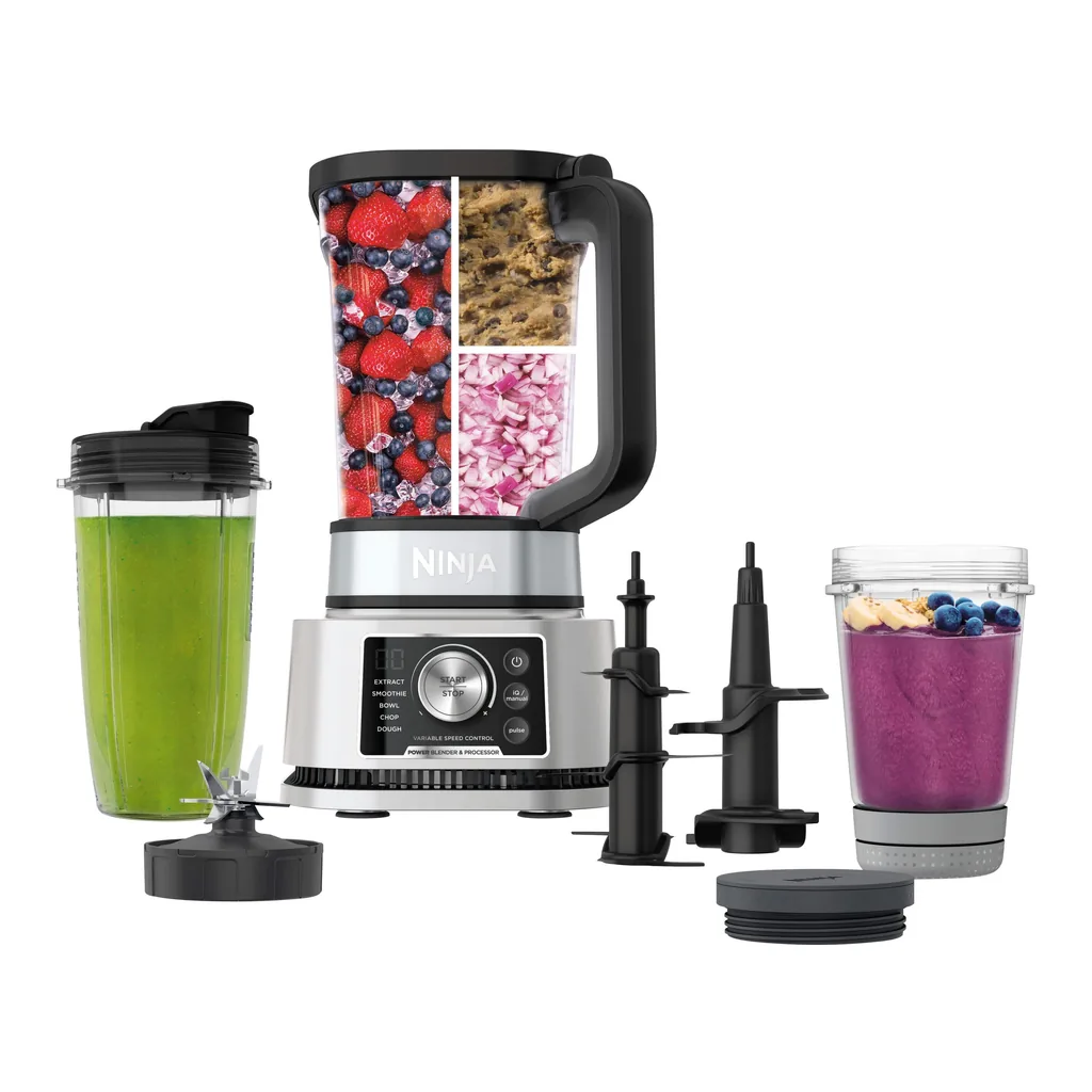 6421834_sd.jpg Ninja SS351 Foodi Power Blender & Processor System, Smoothie Bowl Maker & Nutrient Extractor*, 1400WP smartTORQUE 6 Auto-iQ – Silver