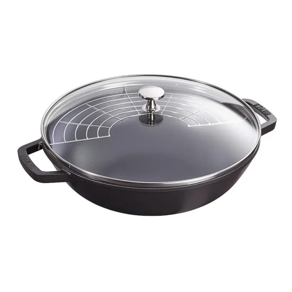 6422583_rd.jpg Staub - Cast Iron 4.5-qt Perfect Pan - Black Matte