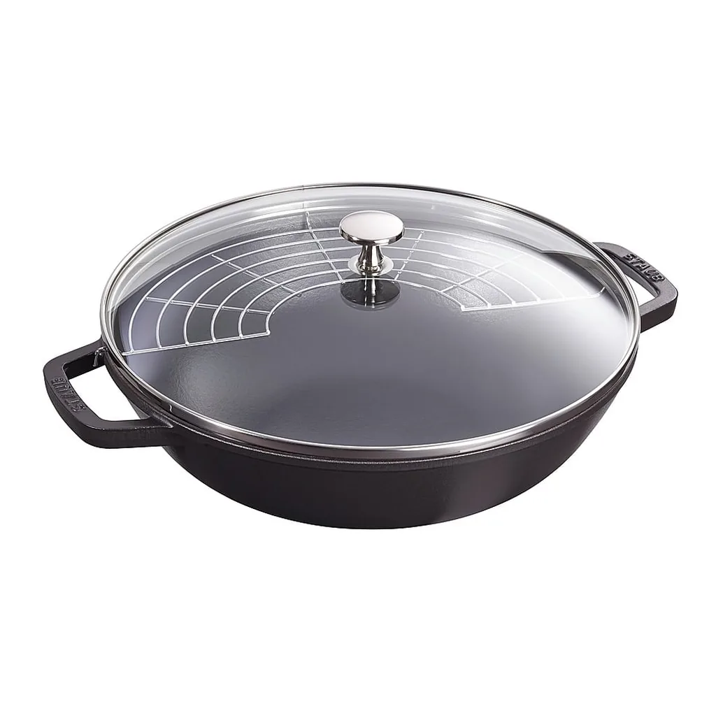 6422583_rd.jpg Staub - Cast Iron 4.5-qt Perfect Pan - Black Matte