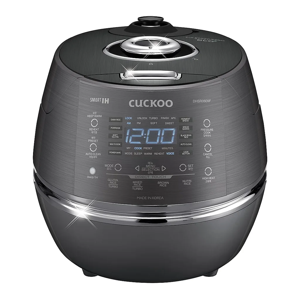 6432853_sd.jpg Cuckoo 6 Cup Multifunctional Induction Heating Pressure Rice Cooker & Warmer CRP-DHSR0609FD – Dark Gray