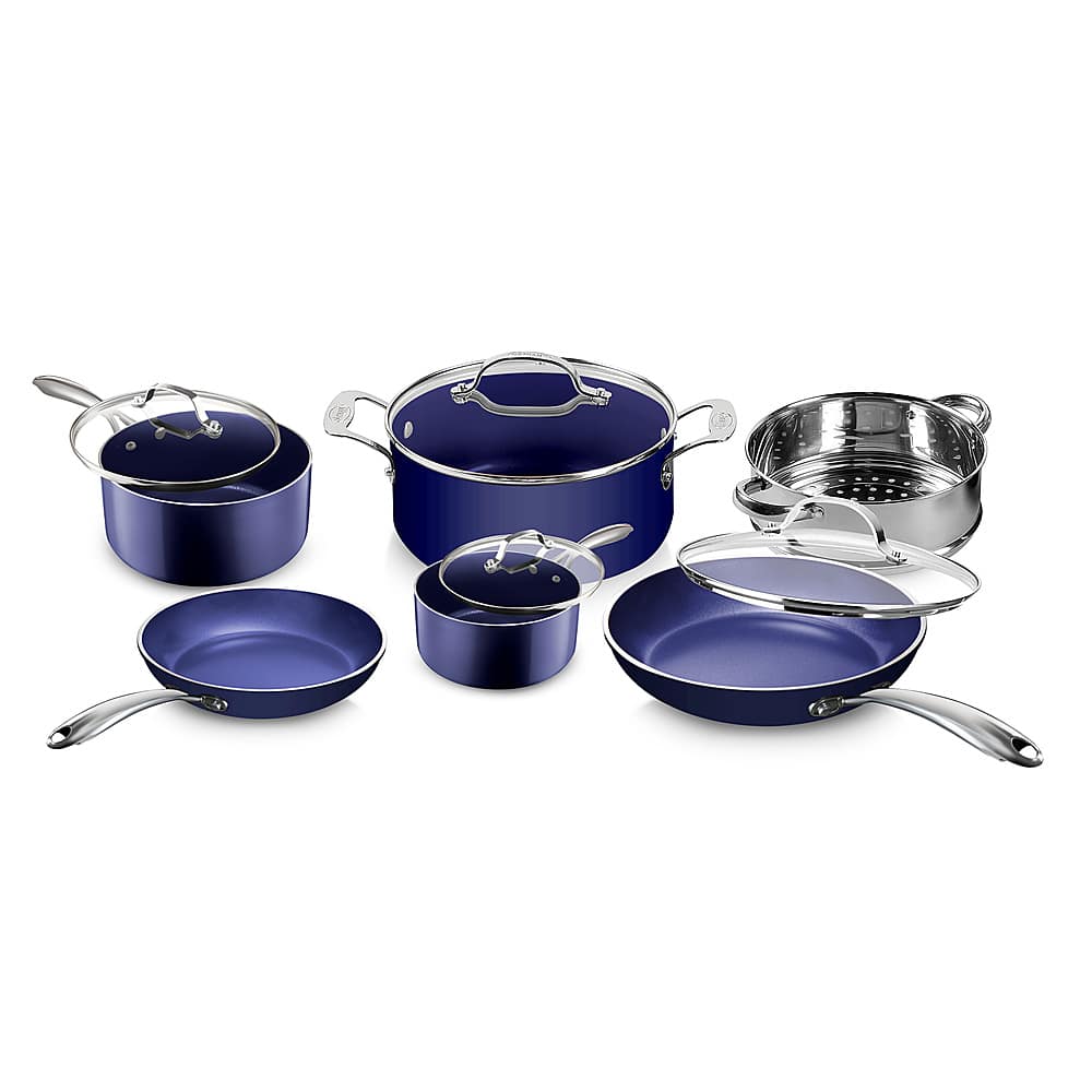 6440856_rd.jpg Granitestone - Non Stick 10pc Cookware Set - Blue
