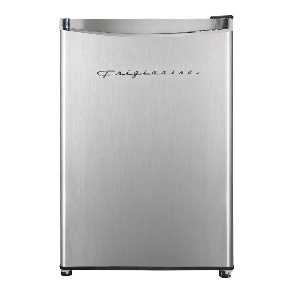 6449542_sd.jpg Frigidaire - Platinum Series Retro 3.2 Cu. Ft. Compact Fridge - Stainless with Chrome Trim - Stainless/Chrome Trim