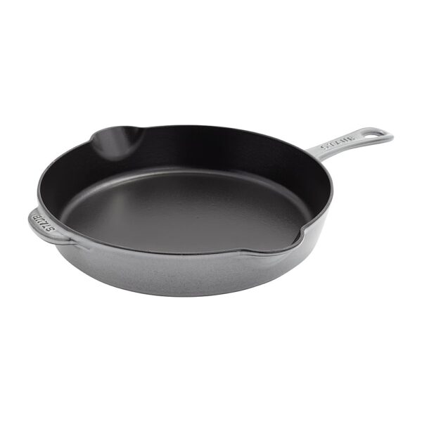 6454351_rd.jpg Staub - Cast Iron 11-inch Traditional Skillet - Graphite Grey