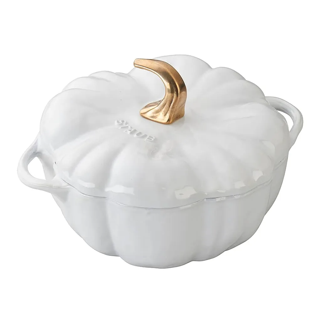 6454440_rd.jpg Staub - Cast Iron 3.5-qt Pumpkin Cocotte - White