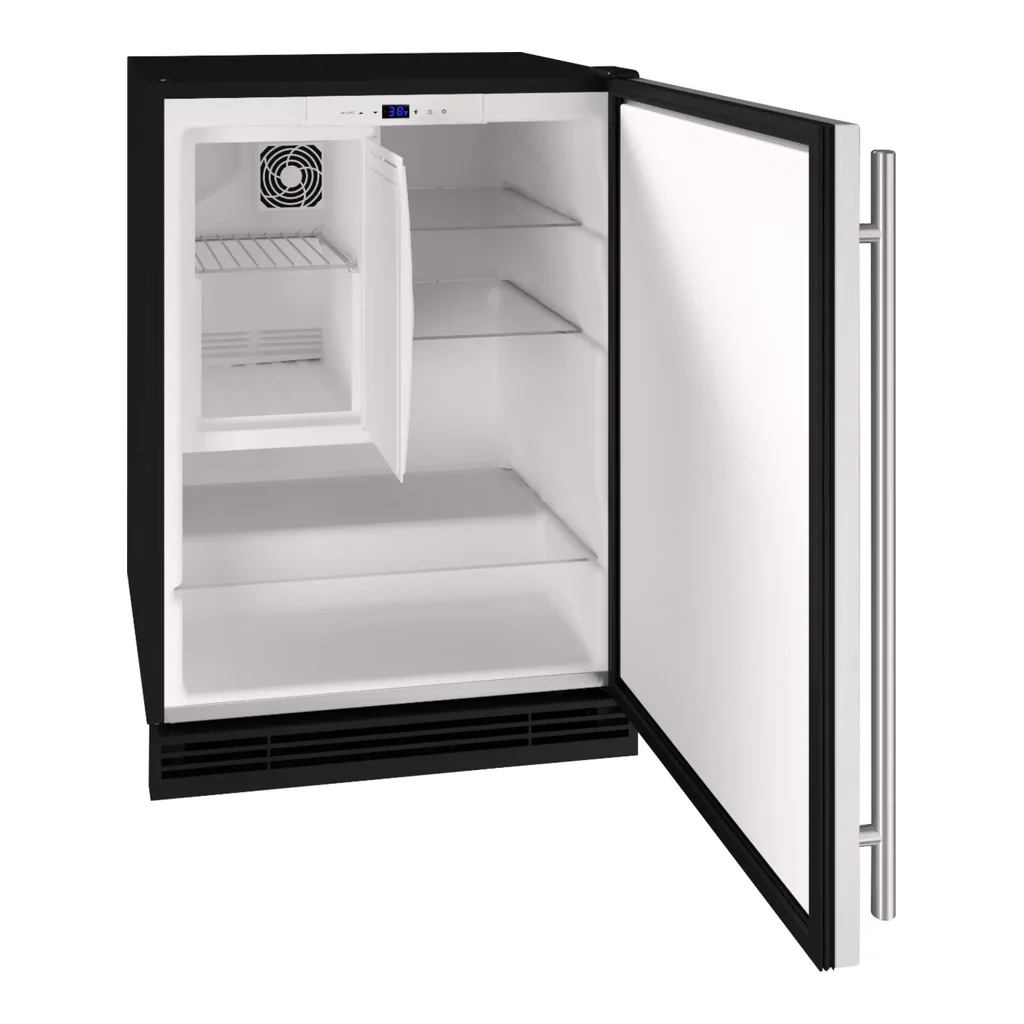 6462604_rd.jpg U-Line - 1 Class 4.2 Cu. Ft. Undercounter Refrigerator with 1.5 cu. ft. Freezer - Black