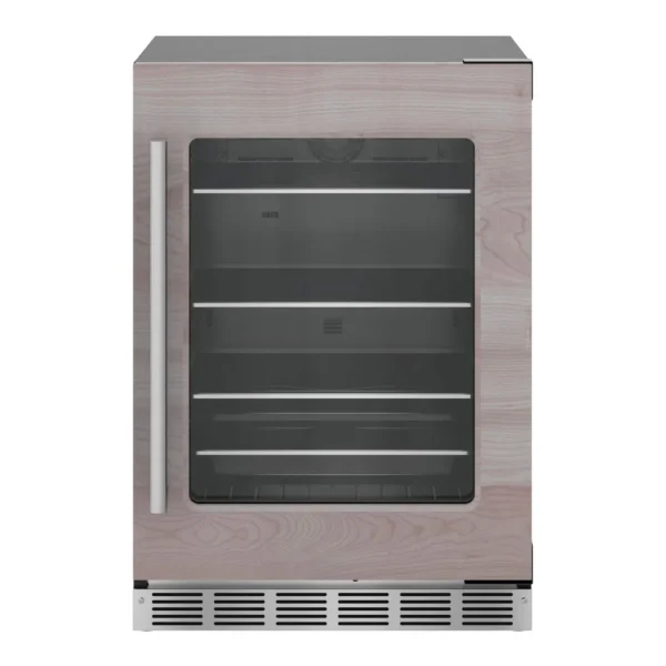 6465514_sd.jpg Thermador - 4.9 Cu. Ft. Built-in Compact Glass Door Under-Counter Refrigerator, Right Hinged - Custom Panel Ready