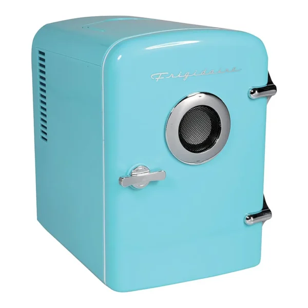 6491851cv11d.jpg Frigidaire - 6 Can Mini Fridge / Bluetooth Speaker - Blue