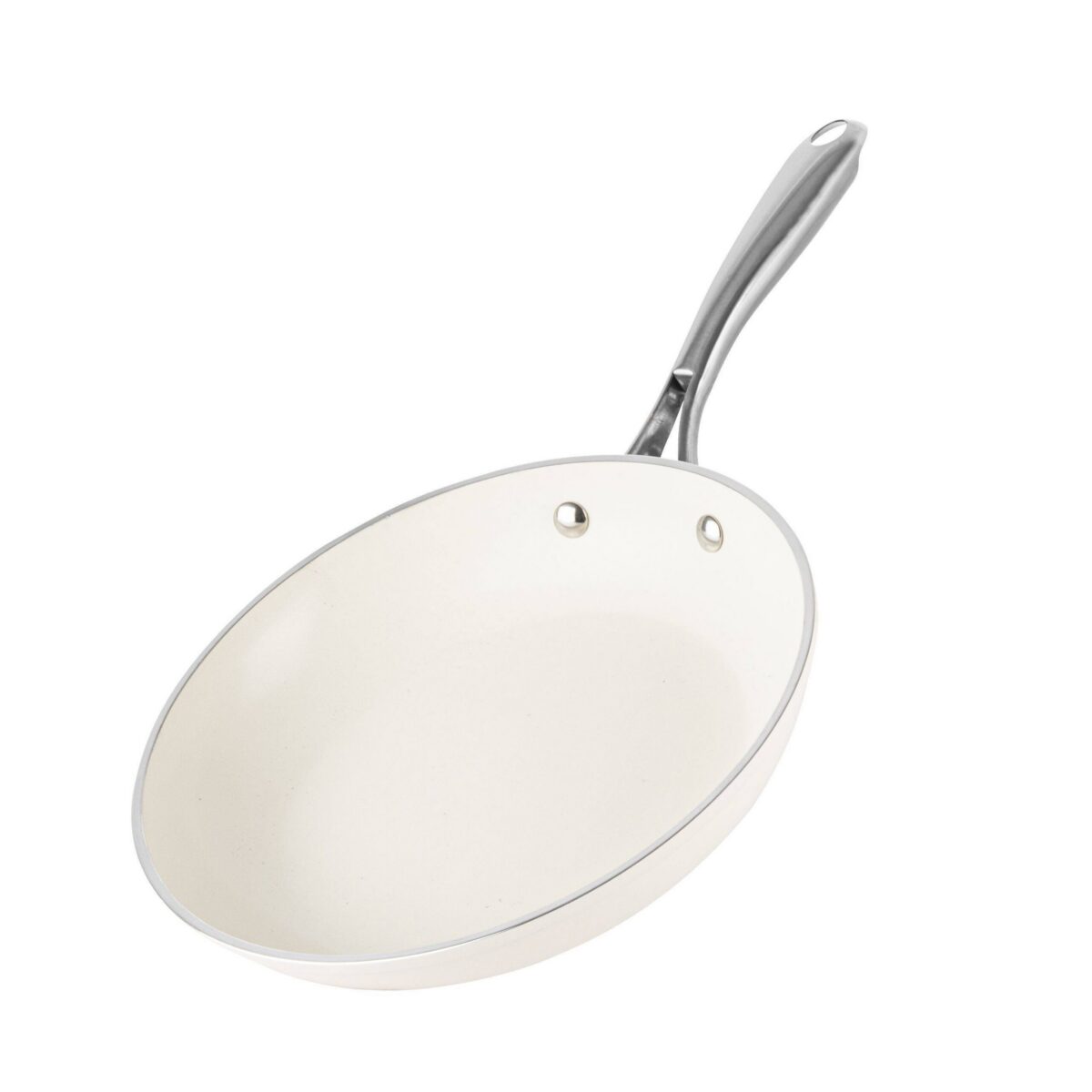 649560bc-7748-4845-8e23-af4a2e7495d3.jpg Gotham Steel - 10'' Ultra Nonstick Ceramic Fry Pan with Stay Cool Handle - Cream