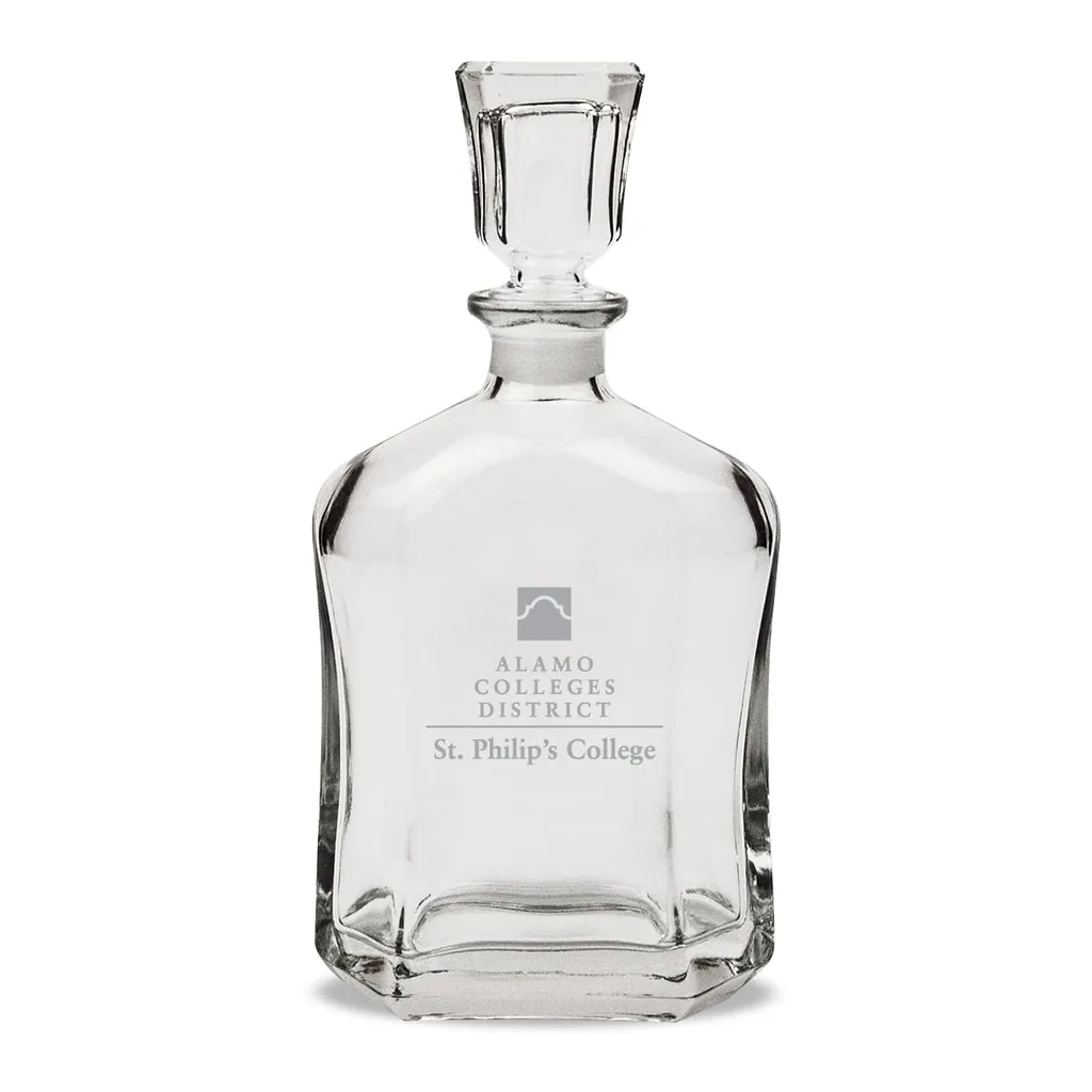64fbbe99-e055-4034-b91a-dcee8e0ba936.jpg Jardine - SPC Tigers 23.75oz. Crystal Whiskey Decanter - Multicolor