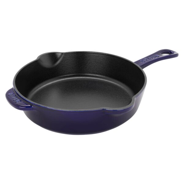 6505f4a1-6a3c-4ed6-aebe-8cbb4a1ae406.jpg Staub - Cast Iron 8.5-inch Traditional Deep Skillet - Dark Blue
