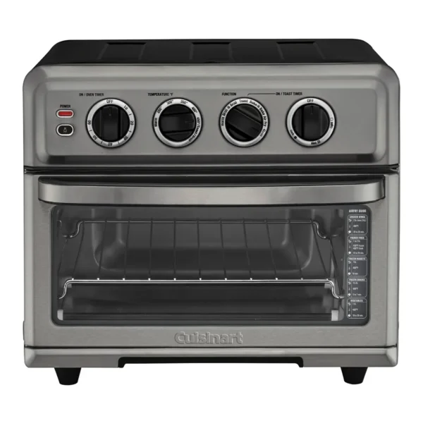 6517230cv11d.jpg Cuisinart - Air Fryer 0.6 Cu. Ft. Toaster Oven with Grill - Black