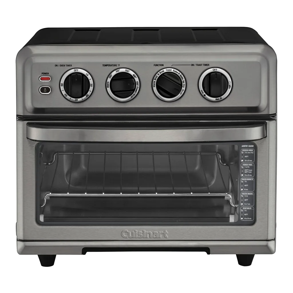 6517230cv11d.jpg Cuisinart - Air Fryer 0.6 Cu. Ft. Toaster Oven with Grill - Black