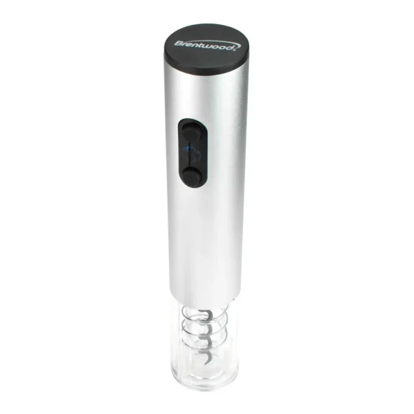 655dafb5-f1c1-4d34-8028-12396ad4de6c.jpg Brentwood - Portable Electric Wine Bottle Opener - Silver