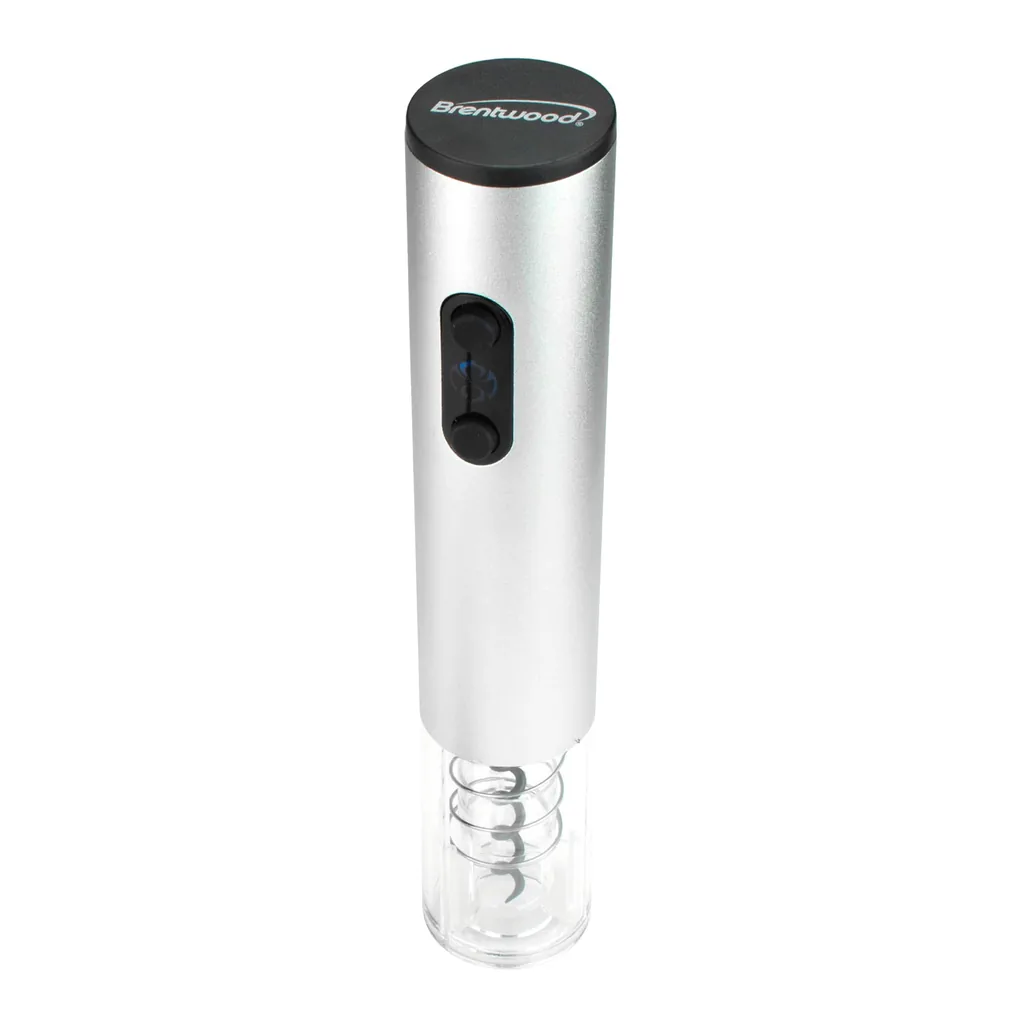 655dafb5-f1c1-4d34-8028-12396ad4de6c.jpg Brentwood - Portable Electric Wine Bottle Opener - Silver