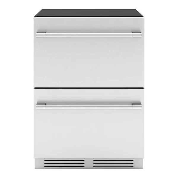 6563710_sd.jpg Zephyr - Presrv 5.1 Cu. Ft. Built-In Dual Zone Refrigerator Drawers - Stainless Steel