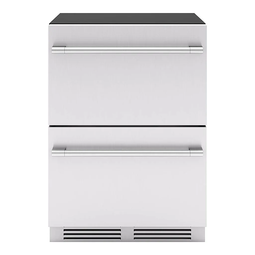 6563710_sd.jpg Zephyr - Presrv 5.1 Cu. Ft. Built-In Dual Zone Refrigerator Drawers - Stainless Steel