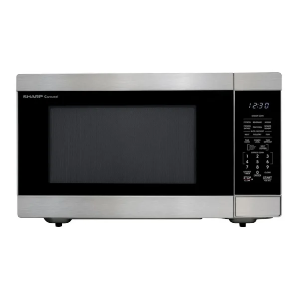 6576580_sd.jpg Sharp - 2.2 cu. ft. 1200W Microwave with Inverter Cooking - Stainless - Stainless Steel