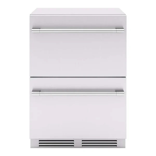 6578020_sd.jpg Zephyr - Presrv 5.1 Cu. Ft. Built-In Dual Zone Outdoor/Indoor Refrigerator Drawers - Stainless Steel Outdoor/Indoor