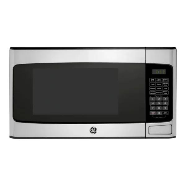 6580727_sd.jpg GE - 1.1 Cu. Ft. Countertop Microwave with Convenience Cooking Controls - Stainless Steel