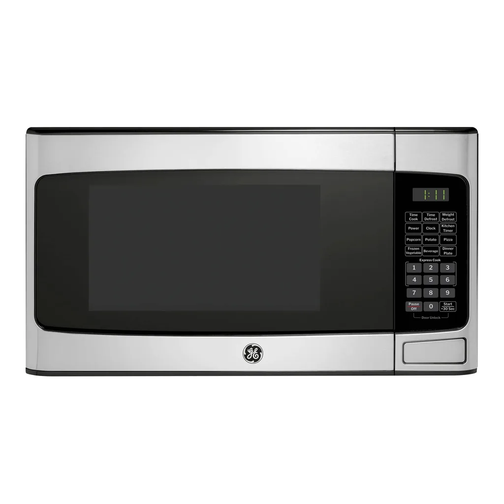 6580727_sd.jpg GE - 1.1 Cu. Ft. Countertop Microwave with Convenience Cooking Controls - Stainless Steel