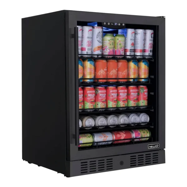 6585351_sd.jpg NewAir - Refurbished Good - 24" Freestanding or Built-In Fridge - Black