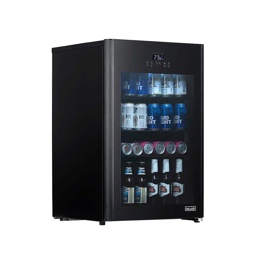 6585440_sd.jpg NewAir - Refurbished Good - Freestanding Beverage Fridge w/ Beer Froster Mode - Black