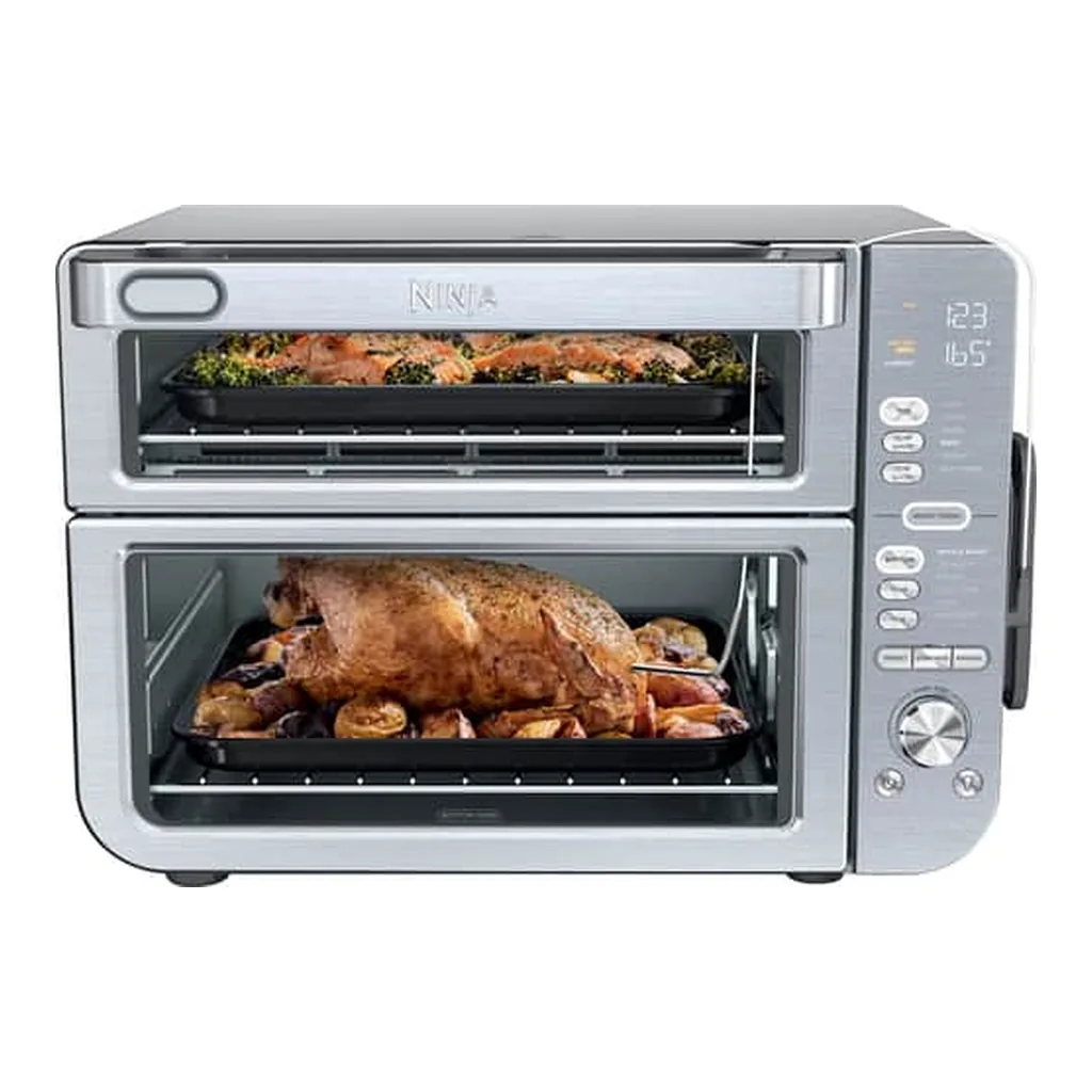 6589084_sa.jpg Ninja - Double Stack XL Countertop Oven & Air Fryer with Pro Cook System - Stainless Steel