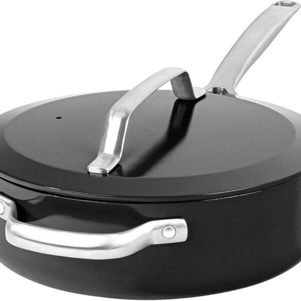 65d71198-a3e7-4765-b407-f59888878cd3.jpg Gotham Steel - Modern Collection 4 Qt Ceramic Nonstick Saute Pan with Lid - Black