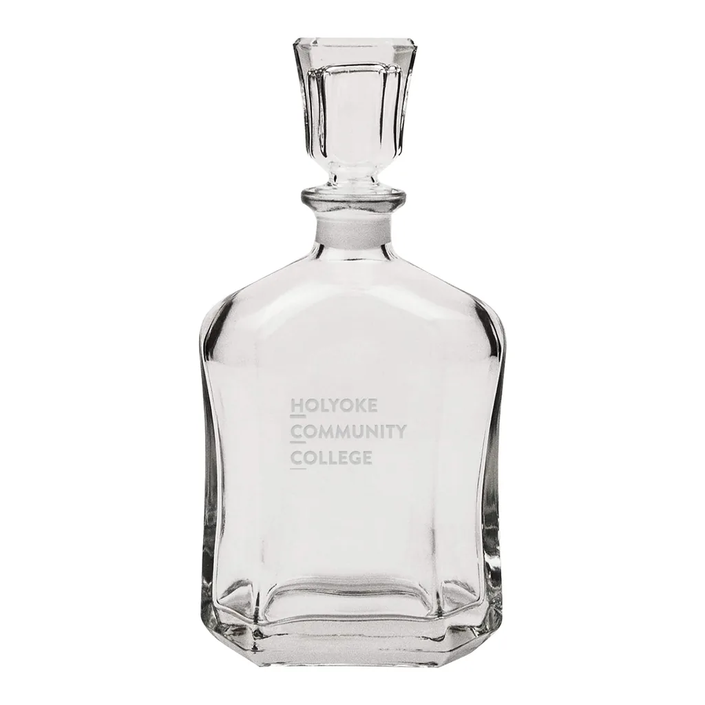 6604dc01-ec31-45fd-8079-f5697c6bfbb4.jpg Jardine - Holyoke Community College 23.75oz. Crystal Whisky Decanter - Multicolor