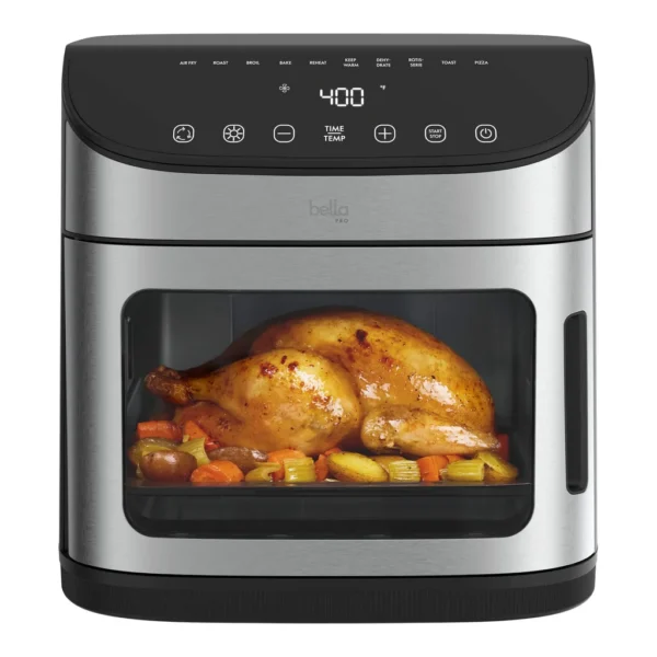6633563_sa.jpg bella PRO - 12.6-qt. Air Fryer Oven - Stainless Steel