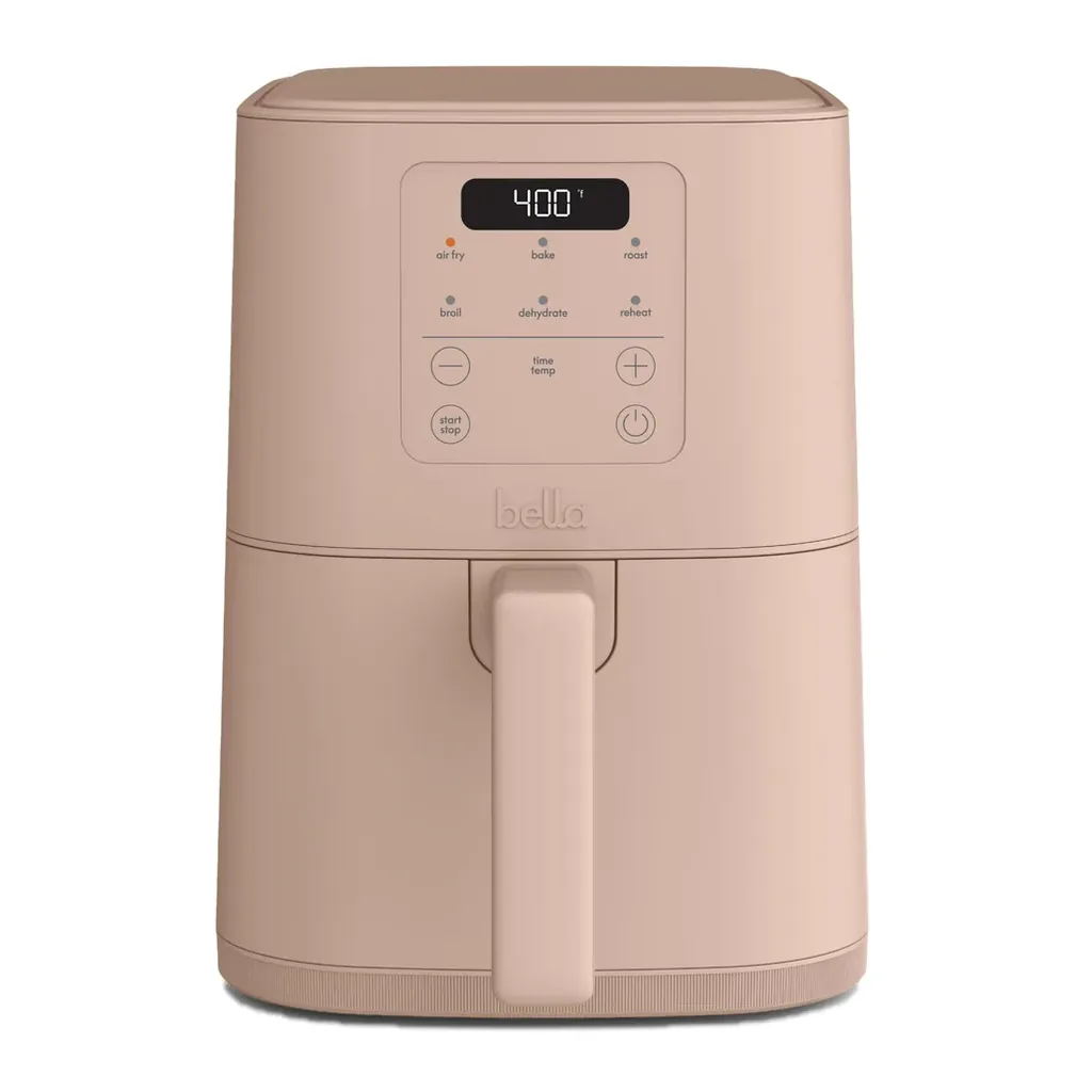 6637319_sd.jpg Bella - Fits-anywhere Kitchenware: 4-qt. Slim Air Fryer - Blossom