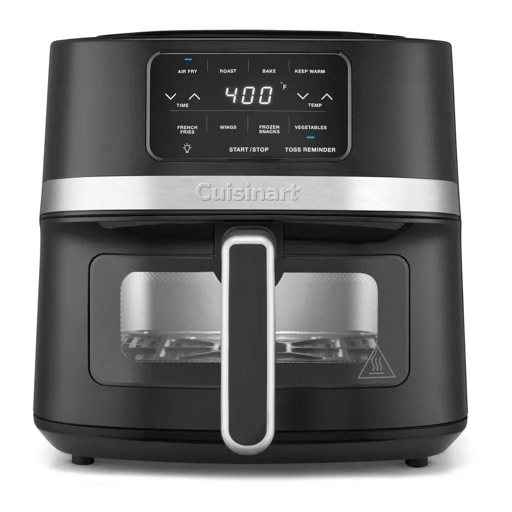 6643344_sa.jpg Cuisinart - 4.5 qt Basket Air Fryer - Black Stainless Steel
