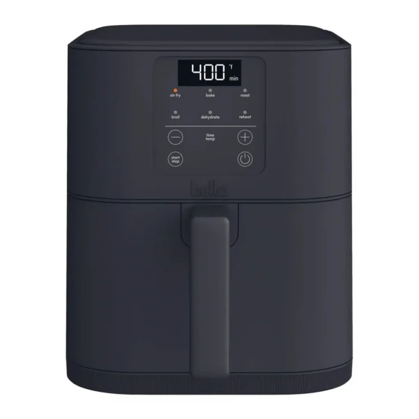 6674428_sd.jpg Bella - Fits-anywhere Kitchenware: 6-qt. Slim Air Fryer - Slate