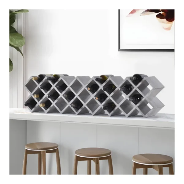 66c8e7fb-abdd-4ed6-b44b-fa9d836a836a.jpg Kings Brand Furniture - Freestanding Wooden Wine Rack Bottle Storage Organizer for Kitchen and Home Bar