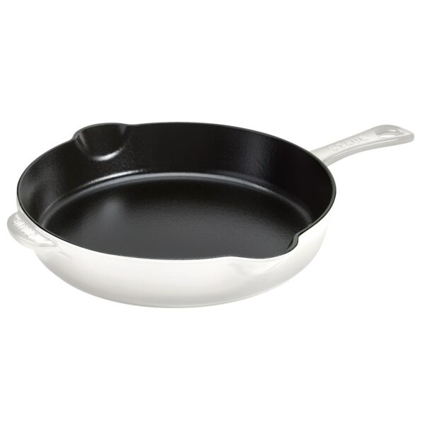 676f182d-d865-4af8-9005-179d8250df71.jpg Staub - Cast Iron 11-inch Traditional Skillet - White Truffle