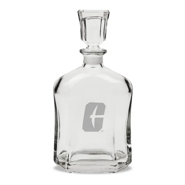 67e8b647-eba9-4716-83b5-807839630041.jpg Jardine - Charlotte 49ers 23.75oz. Crystal Whiskey Decanter - Multicolor