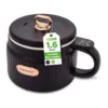 680684f2-60c7-42fa-bf8c-4fe7c2ea5b95.jpg NutriChef NC12BBLACK 1.6 QT Portable Electric Rice Cooker & Lunch Maker, Multi-Functional with Non-Stick Ceramic Coating – Black