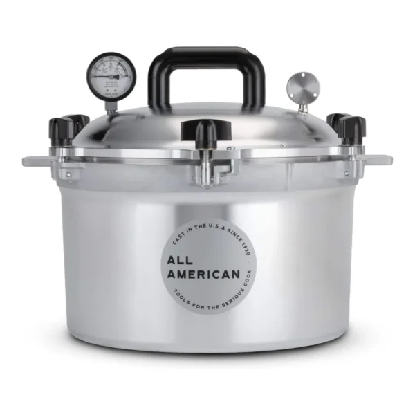 6829ff2e-3295-4092-a8f2-a8c1f82fa75b.jpg All American 915 1930: 15qt Pressure Cooker/Canner Suitable for Gas or Electric Stoves - Made in the USA – Stainless Steel