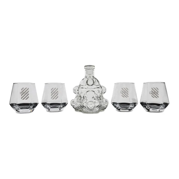 691563cd-7ea4-44af-9647-9b4ef7ebbf7e.jpg Toynk - Fallout Brotherhood of Steel 5-Piece Whiskey Decanter Set With Glasses - Multi-Colored