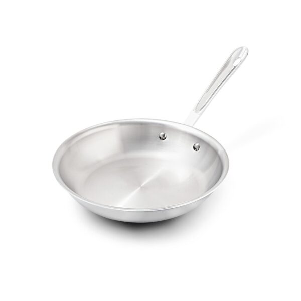 69c47684-f91f-487d-a78f-521da342c5c4.jpg All Clad - All-Clad 10" Stainless Steel Fry Pan, 3-Ply Bonded Cookware - Silver