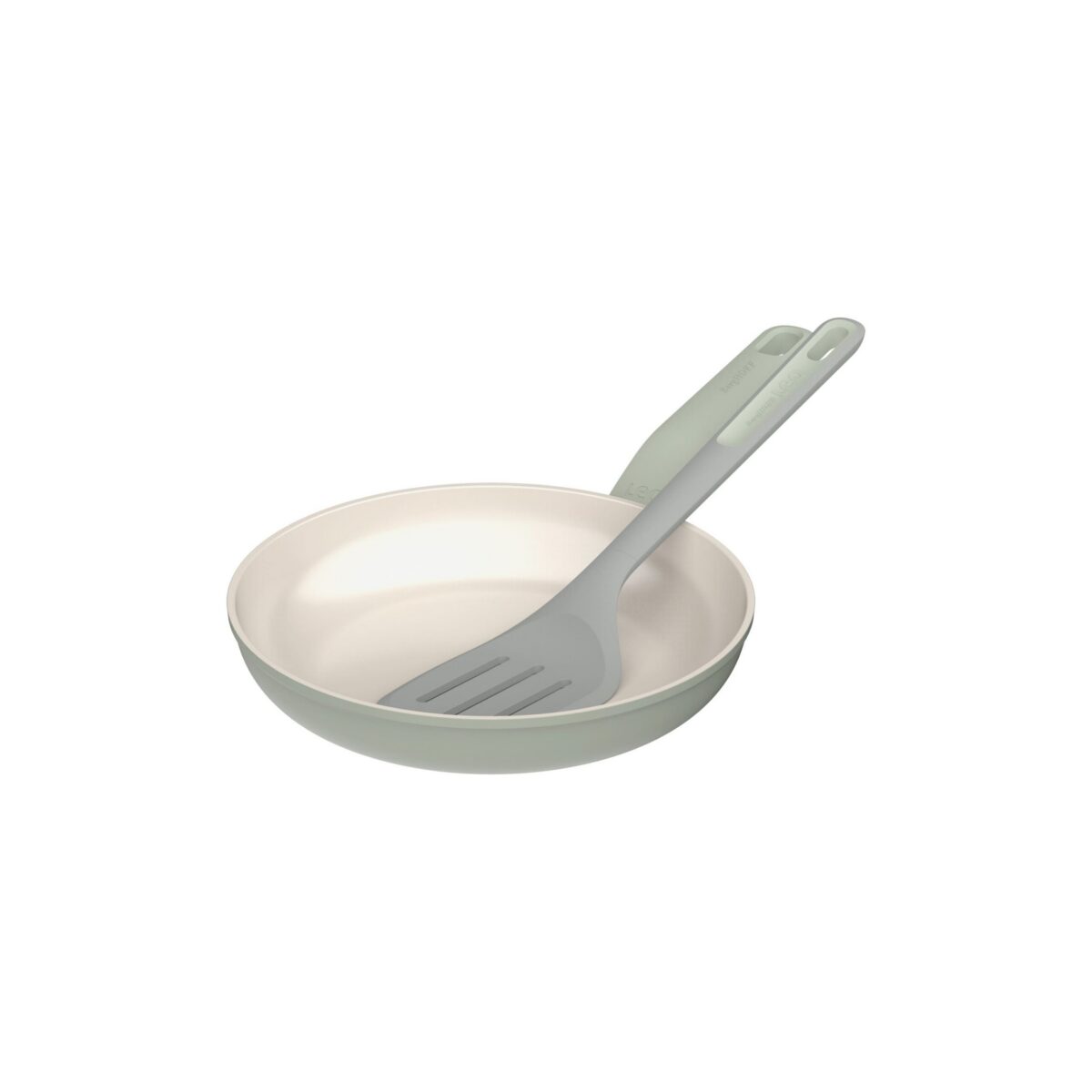 6a36f05a-3cde-450c-a1f7-8ff7f868e6bf.jpg BergHOFF - Balance Nonstick Ceramic Frying Pan and Turner Set - Sage